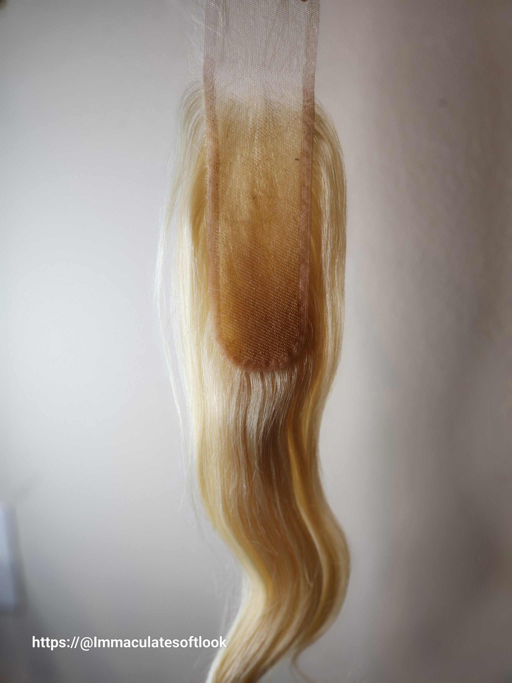 2x6 transparent lace hair closure for natural black or dark virgin hair extensions