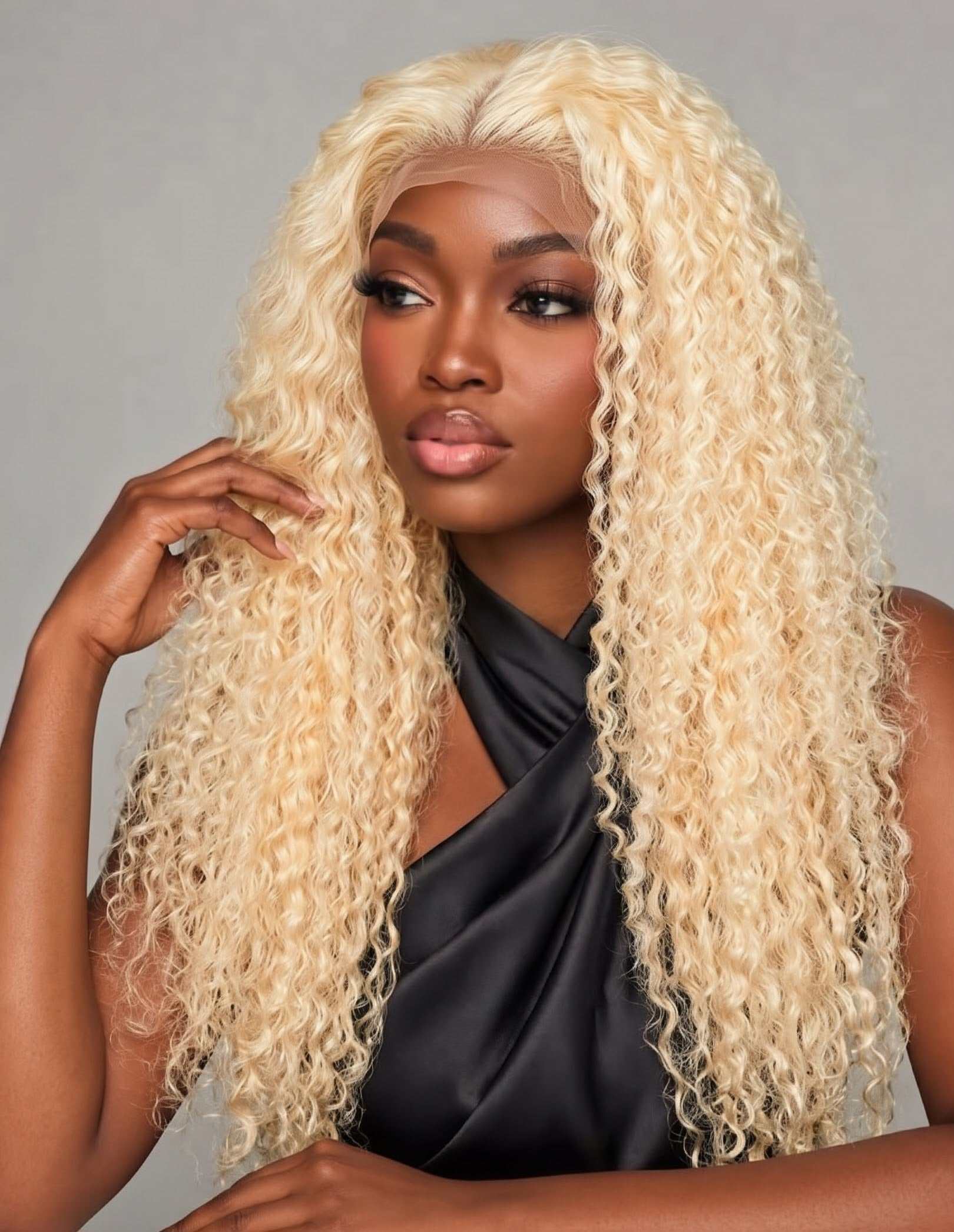 613 Curly Malaysian Virgin Unit 250% Density