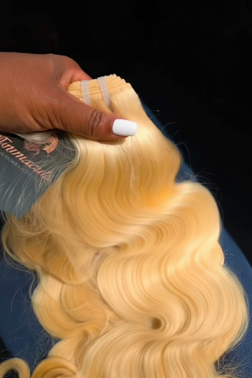 613 Blonde Body Wave premium 100% human hair bundles