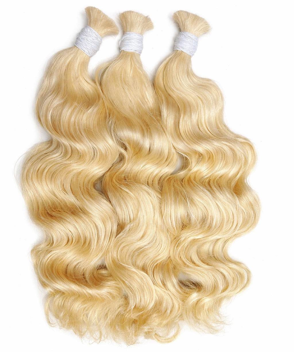 Cambodian 613 Blonde hair extensions in 16 to 30 inches with smooth, vibrant, and premium quality blonde shade