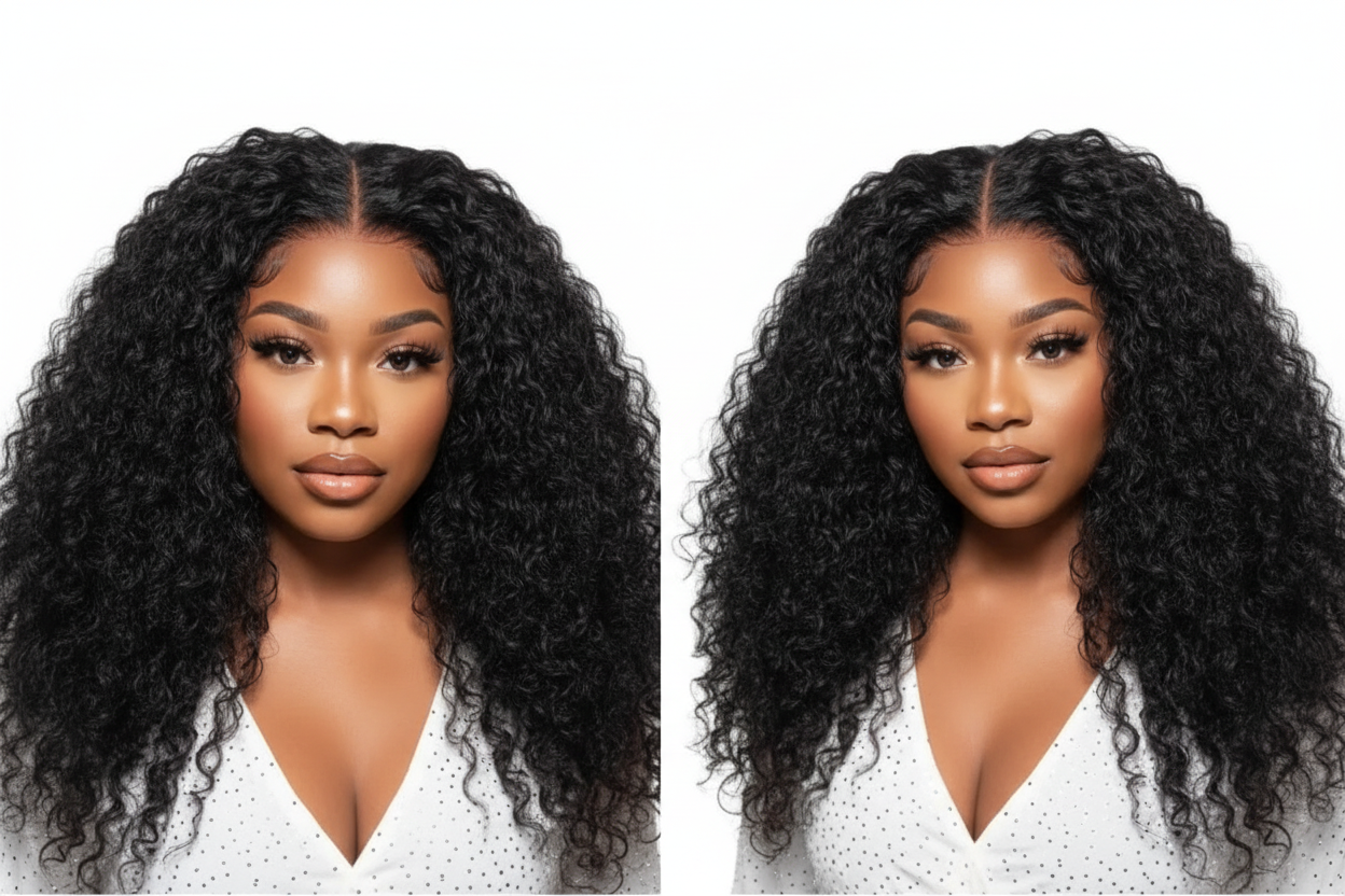 Wild & Wavy Burmese Curly Virgin Hair Lace Frontal Wig 250% Density