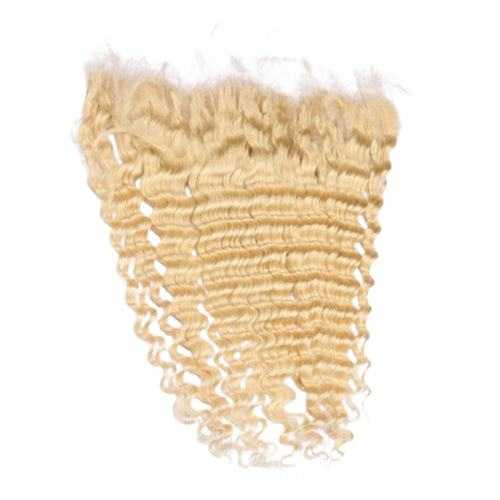 Frontal - 613 Burmese Curly hair with tight bouncy curls and natural texture
