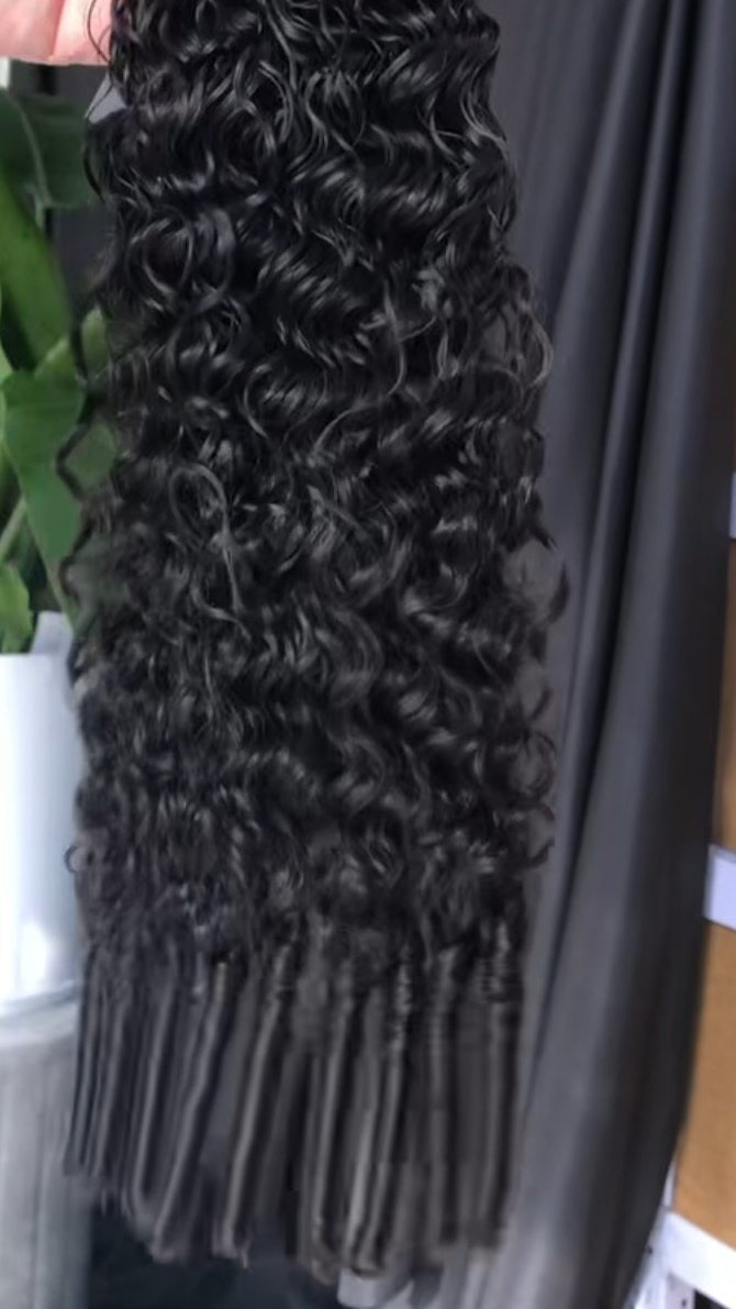 Vietnamese Eurasian Curly 5x5 Closure with soft defined curls and natural shine