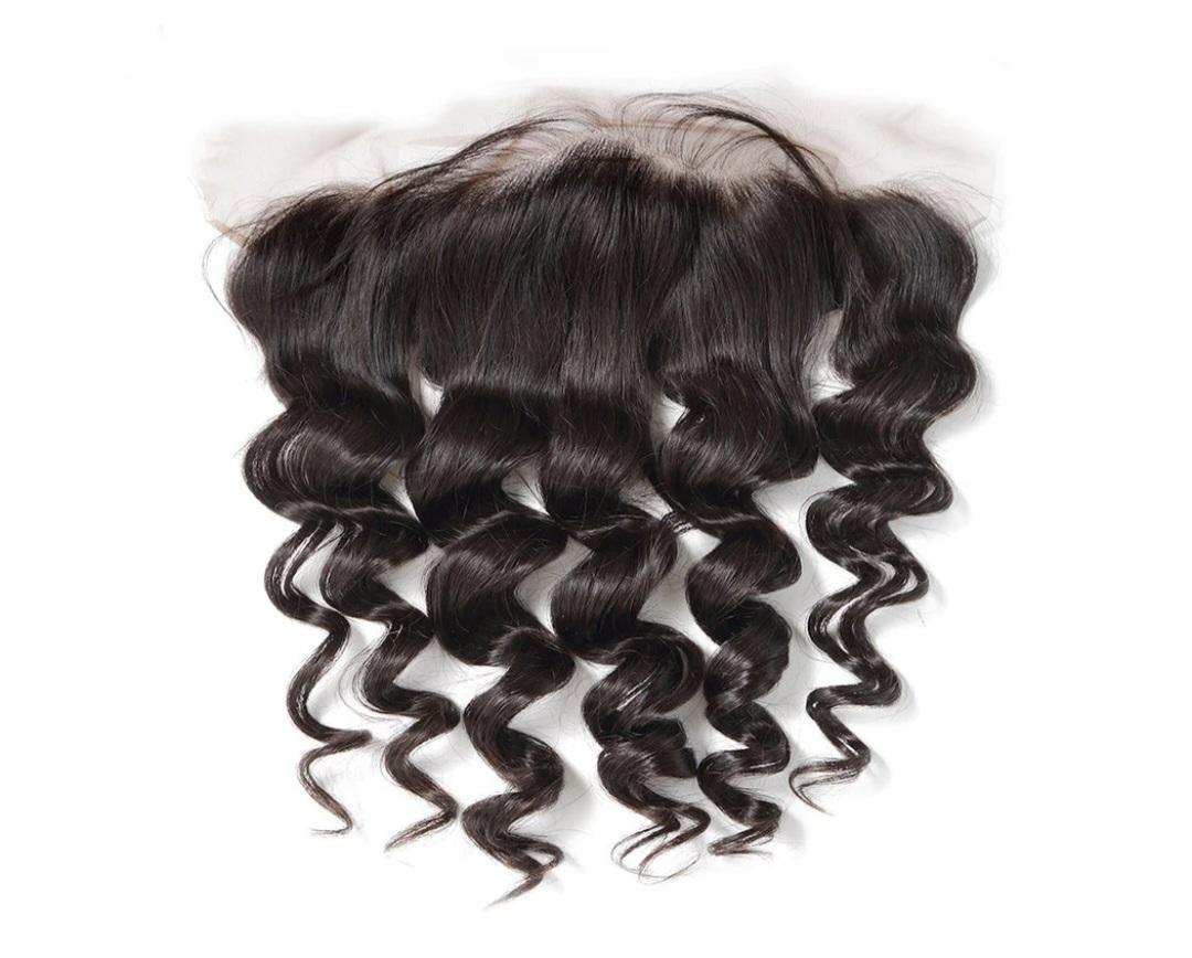 Vietnamese Raw 5x5 Eurasian Wavy Frontal with soft, natural silky waves and 5x5 lace for realistic scalp appearance