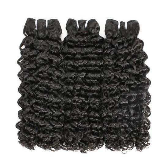 Vietnamese Burmese Curly raw hair bundles with soft, springy curls and natural bounce