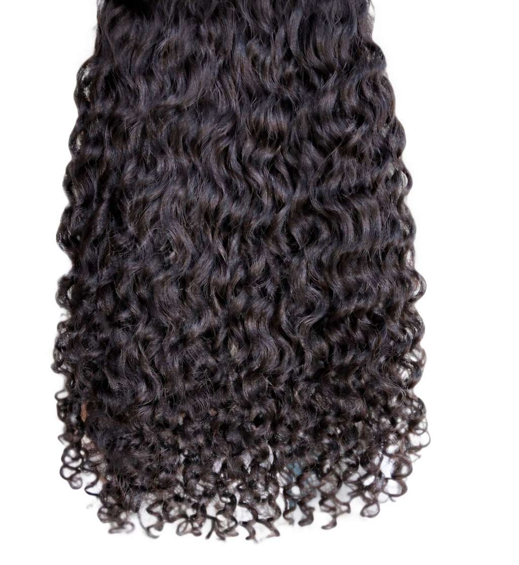 Cambodian True Curly hair bundles with tight natural curls and soft texture, 16 to 30 inches long