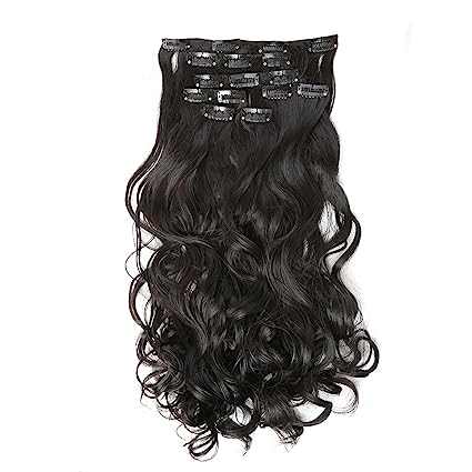 Clip-in body wave hair extensions with 10 clips, silky and full, 100% Remy human hair Clip-In Body Wave