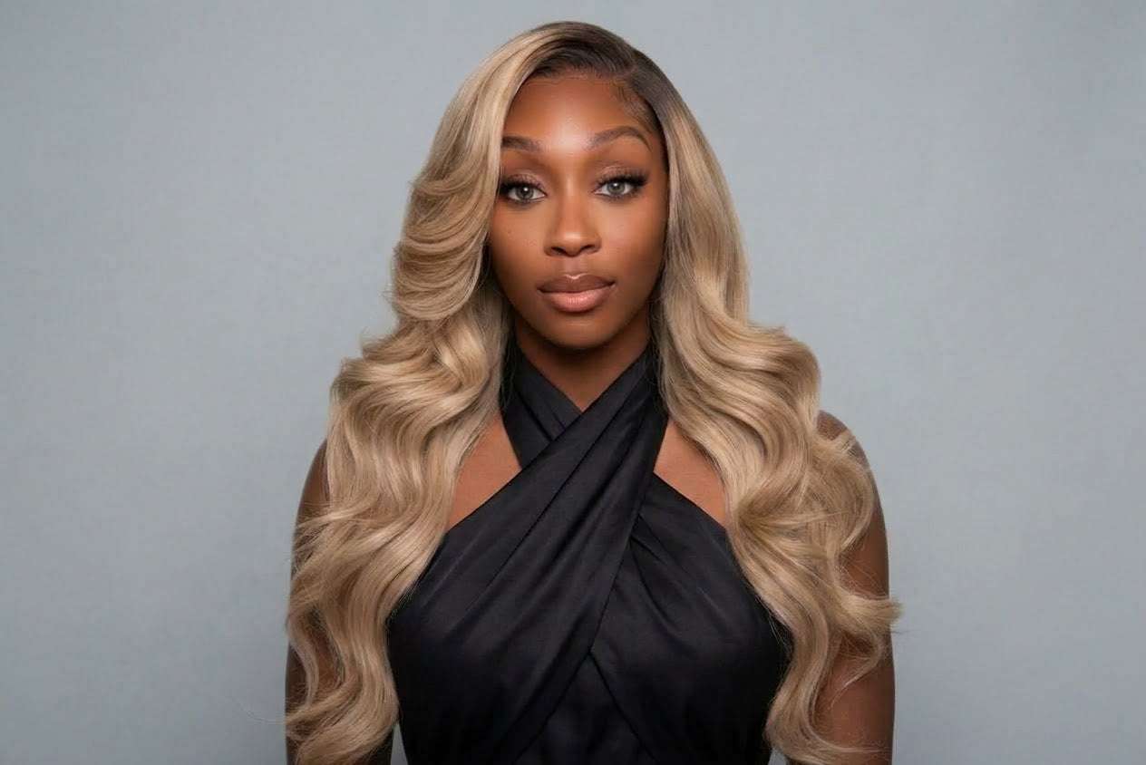 Ash Blonde Body Wave Unit 250% Density