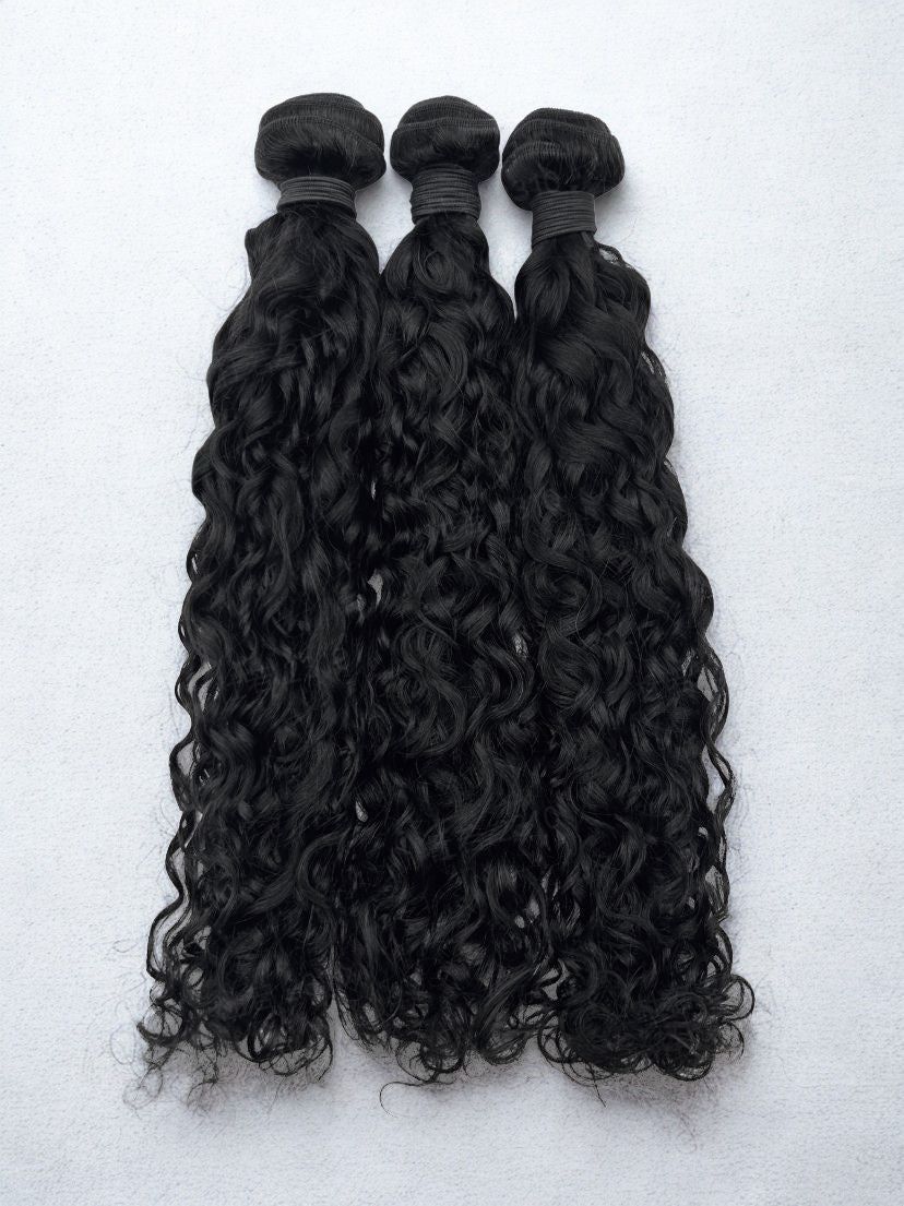 Malaysian Virgin Water Wave Bundles 16"-30"