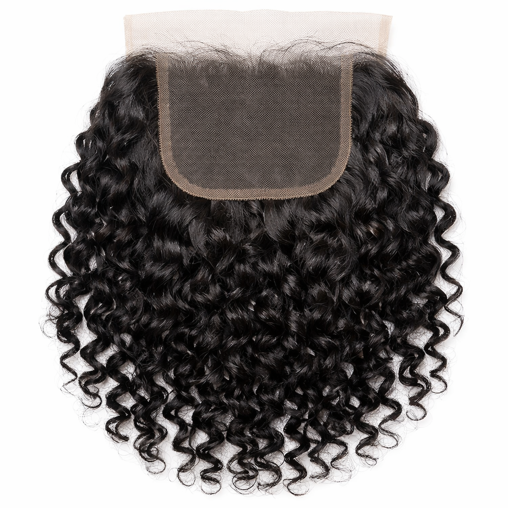 Cambodian True Curly 5x5 frontal wig with tight, bouncy natural curls and full volume